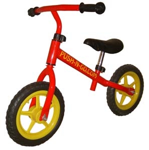 childs push bike