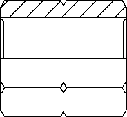 METRIC fixed female x METRIC fixed female 1.5mm pi