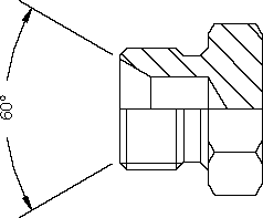 BSP 60 deg coned plug