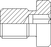 BSP socket headed plug for bonded seal