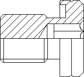 METRIC socket headed plug with 3869 seal