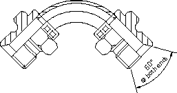 BSP male x BSP male 90 deg swept elbow