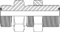 ORFS Male x ORFS Male Bulkhead with Locknut