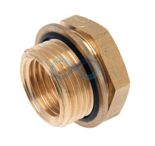 Brass Reducing BSP Bush with Bi-Material Seal