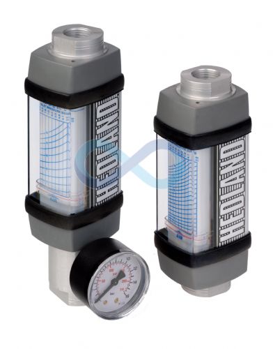 Hedland Flow Meter With Aluminium Case & Integrated Pressure Gauge