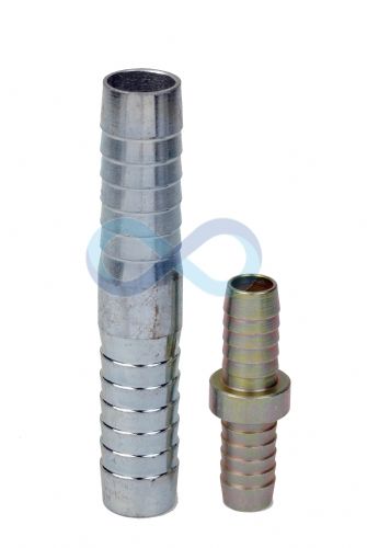 Zinc Plated Steel Barbed Hose Connector  1/2