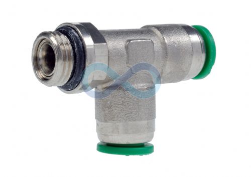 Olab Push in Run Tee with Male Thread 4mm - 12mm