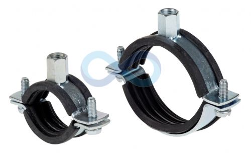 Rubber Lined Pipe Clips 15mm - 200mm