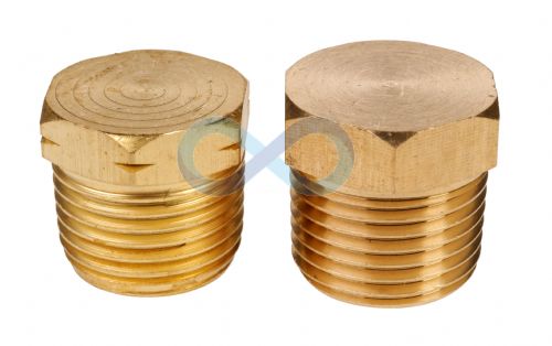 Brass Hollow Hex Male BSPT and NPT Blanking Plug