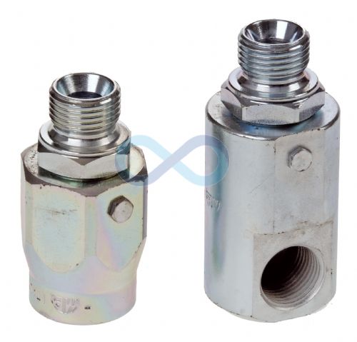 In Line & 90 Deg Swivel Adaptors 1/4