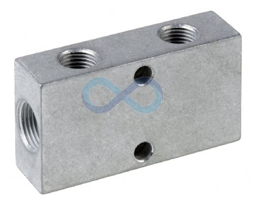 Aluminium Single Side BSP  Manifold 1/8