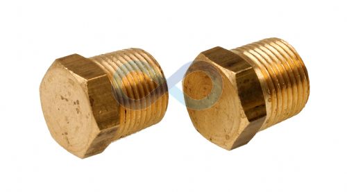 Brass Solid Hex Male BSPT and NPT Blanking Plug