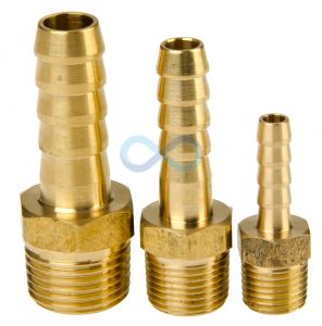 Hose Tail - Brass BSPT 1/8