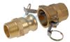 Brass Cam & Groove Couplings 1/2 - 6