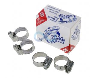 Stainless Steel 304 Jubilee Clips 9.5 - 318mm