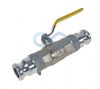 Ball valve/Camlock assembly Aluminium 1/2