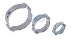 Mild & S. Steel Double Ear O Clips   5mm - 46mm