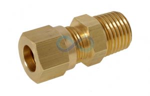 Wade Brass Metric Stud Compression Fittings with Male Tapered BSP Threads BSPT 