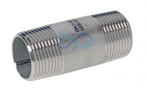 Barrel Nipple BSPT 316 Stainless Steel 150lb