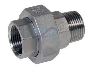 Male/Female Union BSPT/BSPP 316 Stainless Steel