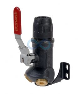 Transair Wall Bracket with Ball Valve 1/2/3 Outlet