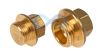 Brass Hex Male BSP Flanged Blanking Plug 1/8