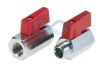 Mini Ball Valves Red Handle F/F & M/F 1/8