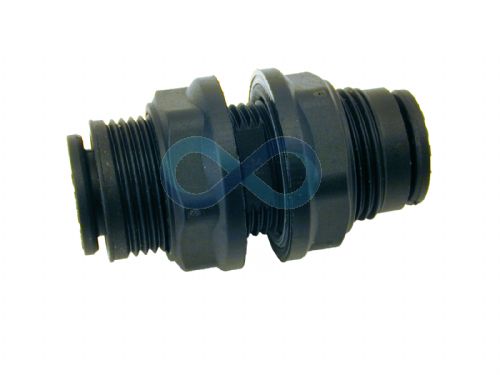 Legris LF3000 Push In Equal Bullkhead Connector