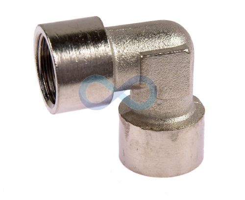 Nickel Plated Brass Female/Female BSP Equal Elbow