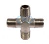 Nickel Plated Brass Male BSP Equal Cross 