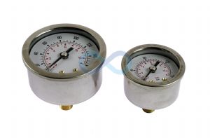 Pressure/Vacuum gauge Stainless steel case dry