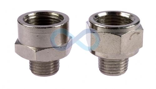 Nickel Plated Brass Male/Female BSP Adaptor 