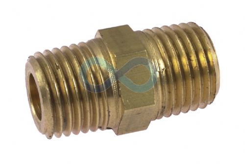 Brass Hex Male NPT/BSP Nipple Adaptor