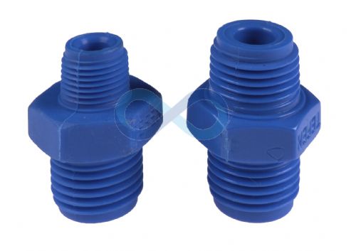 Nylon Hex Male BSP Nipple 1/8