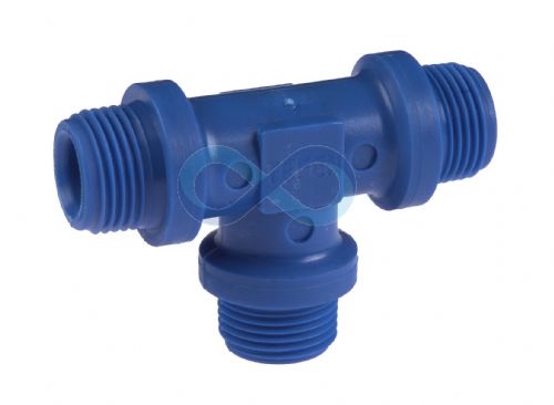 Nylon Male Equal BSP Tee Adaptor 1/8