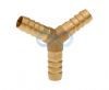 Hose Tail Y - Brass 1/4