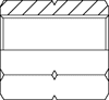 METRIC fixed female x METRIC fixed female 1.5mm pi