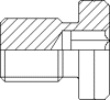 METRIC socket headed plug for bonded seal